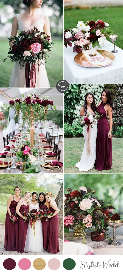 Wedding Trends: 10 Fantastic Burgundy Color Combos for 2021/2022 – Stylish Wedd Blog