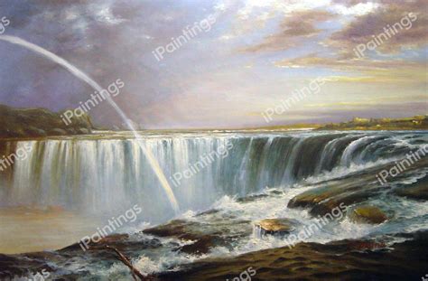 Niagara Falls Painting by Frederic Edwin Church Reproduction | iPaintings.com