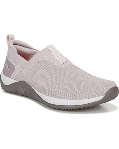 Ryka Echo Knit Slip-on Sneaker in White | Lyst