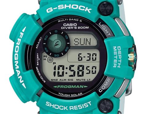 Casio G-SHOCK Introduces New, Limited-Edition Turquoise Frogman Dive ...