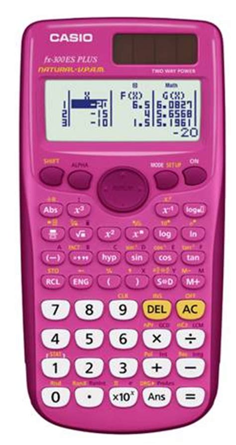 Casio fx-300ES PLUS Scientific Calculator - Pink (300PK-BTS17) – BrickSeek