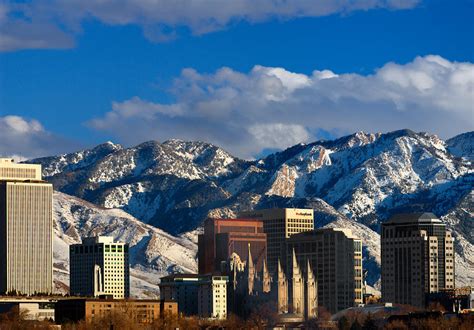 Salt Lake City Utah Skyline Photograph by Douglas Pulsipher - Fine Art ...