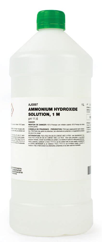 Flinn Chemicals, Ammonium Hydroxide Solution