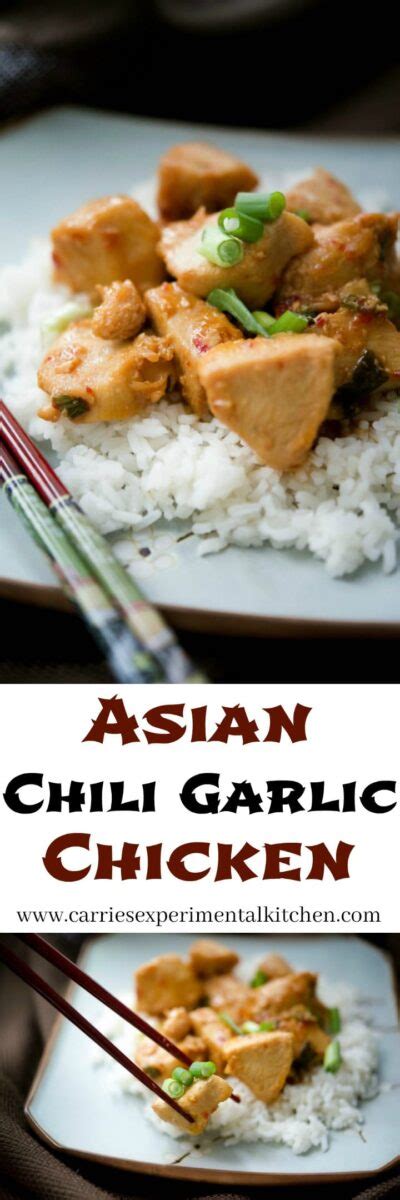 Asian Chili Garlic Chicken | Carrie’s Experimental Kitchen