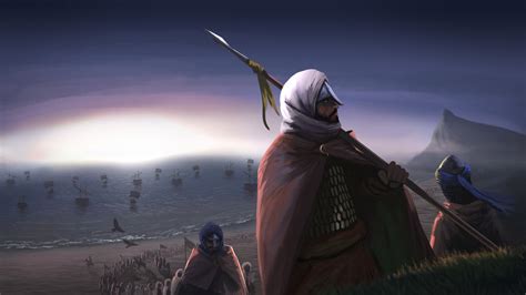 ArtStation - Tariq ibn Ziyad lands in Gibraltar