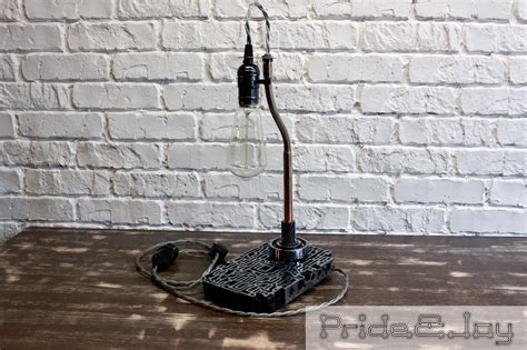 Handmade Industrial Table Lamp on Behance