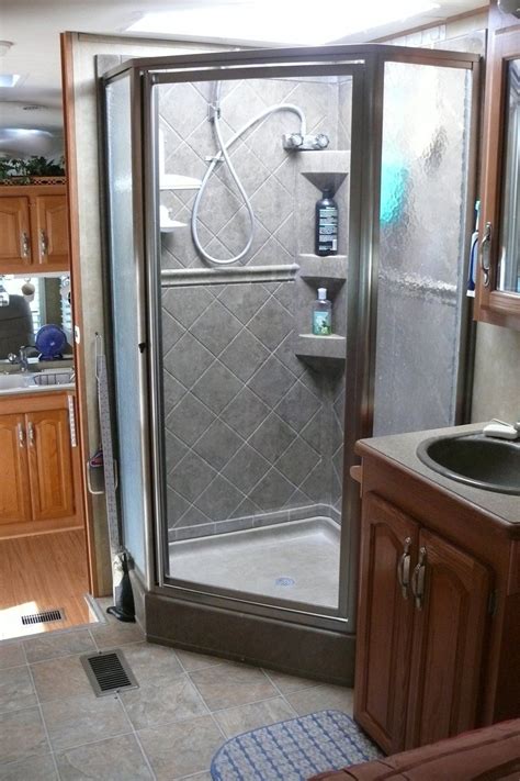 How to Upgrade Your RV Shower Rv Water Heater, Homemade Shower Cleaner ...