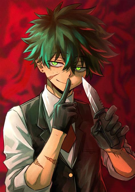 Villain Deku by PoisonOni on DeviantArt