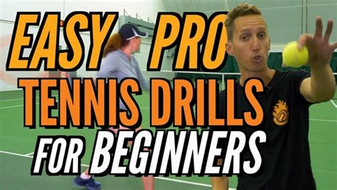 EASY Pro Tennis Drills For Beginners!