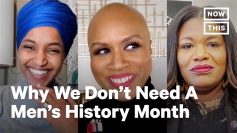 The Squad: We Don’t Need a Men’s History Month - YouTube