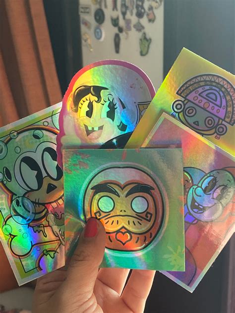 Holographic stickers Bundle | Etsy