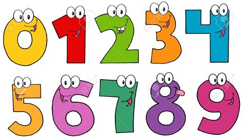 Funny Numbers Clip Art