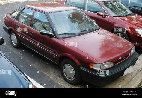 Geo Prizm hatchback 1 Stock Photo - Alamy