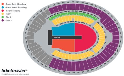 The Weeknd: After Hours til Dawn Tour Seating Plan - London Stadium