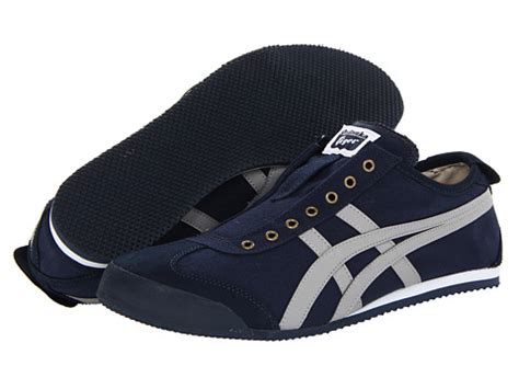 Onitsuka Tiger By Asics Mexico 66 Slip On Navy Grey Review - Women's ...