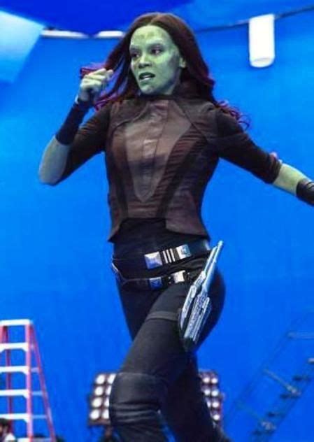 Zoe Saldana Gamora Costume