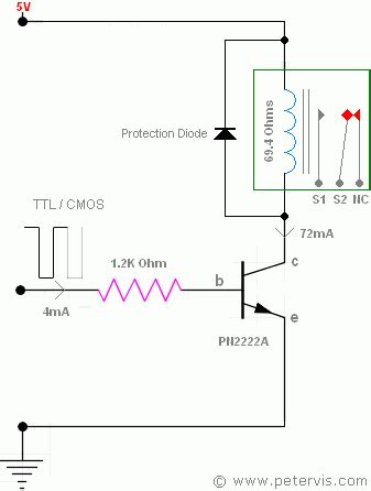 Relay Driver Circuit Using Transistor - torrentsdrop