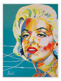 Marilyn Monroe III print by Leon Devenice | Posterlounge