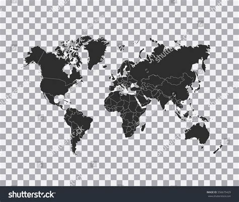 Political World Map Vector Illustration Stock Vector (Royalty Free) 556675429 | Shutterstock