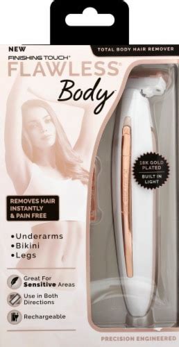 Finishing Touch Flawless Body Hair Remover - White/Gold, 1 ct - Fred Meyer