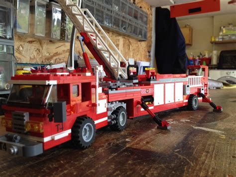 Lego Tiller Truck. Based on a Vancouver, WA Fire Truck. Lego Hobby ...