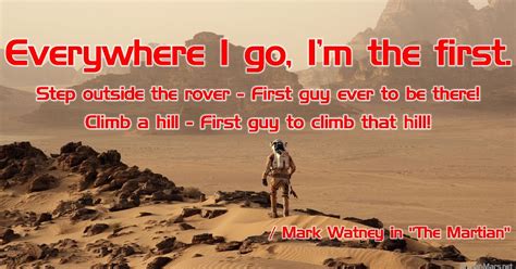 Quotes from The Martian | human Mars