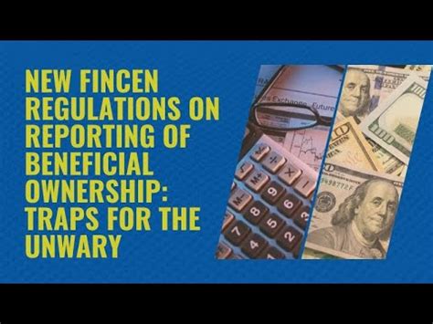 New FinCEN Regulations on Reporting of Beneficial Ownership - YouTube