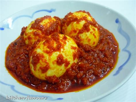 kitchen flavours: Sambal Telur (Egg Sambal)