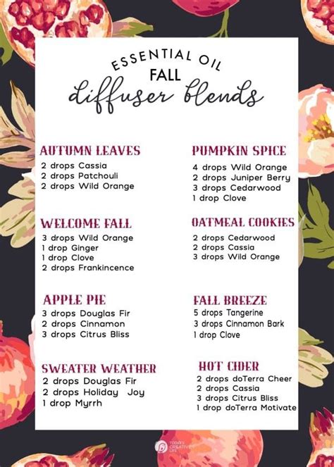 Fall Essential Oil Diffuser Blends - Today's Creative Life