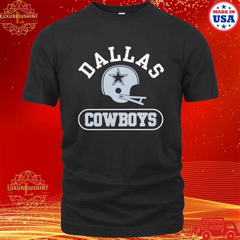 Luxurioushirt – Official dallas Cowboys Throwback Helmet shirt – Burgerstee