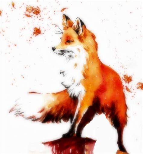 "Beautiful Fall Fox" by Regal Mind | Fox painting, Fox art, Fox artwork