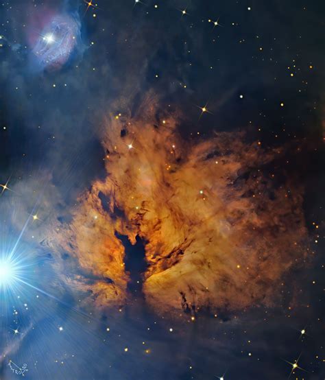 APOD: 2021 April 12 - Alnitak and the Flame Nebula