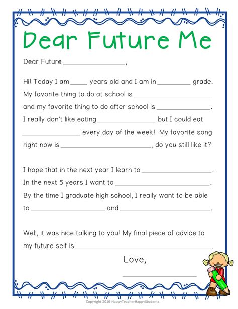 Time Capsule Letter: Letter to Future Self: Beginning or End of Year Activity! | Made By Teachers