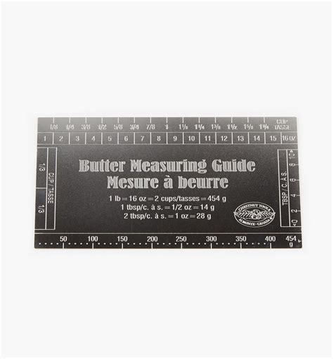 Butter Measuring Guide - Lee Valley Tools