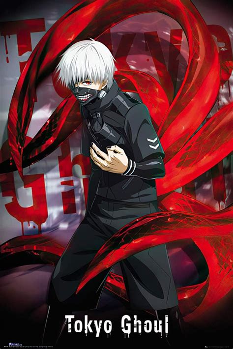 Amazon.com: Tokyo Ghoul - Manga/Anime TV Show Poster/Print (Ken Kaneki) (Size 24" x 36 ...