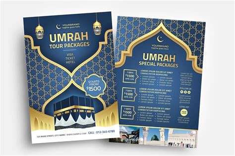 Umrah Amp Hajj Flyer Template Brosur Desain Poster Desain - IMAGESEE