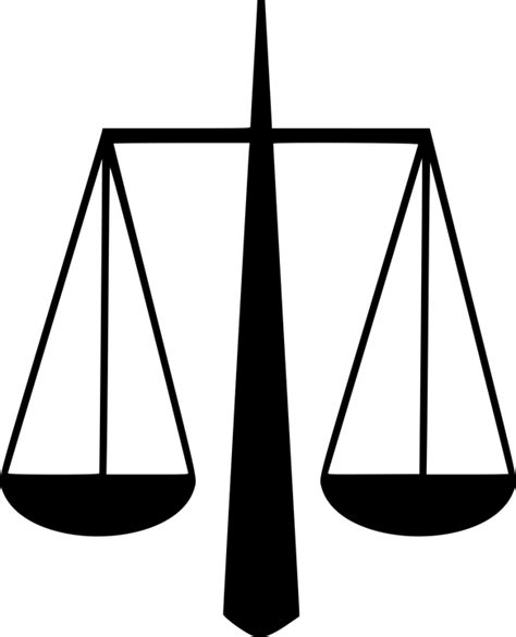 Instrument Justice Scale Simple · Free vector graphic on Pixabay