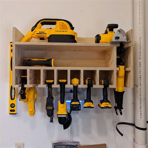 Cordless Drill Organizer | Etsy | Tool storage diy, Garage organization ...