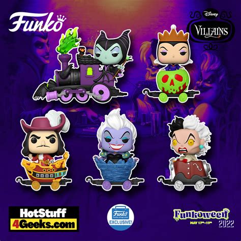 Disney Villains Train set Funko Pop - town-green.com