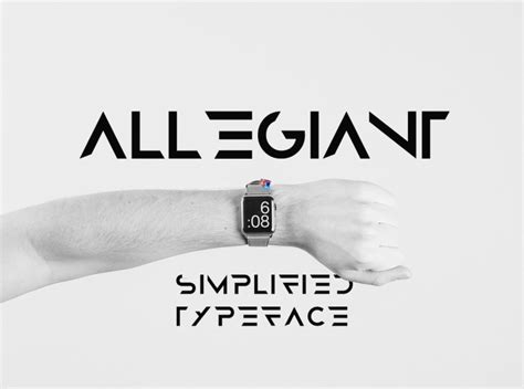 Allegiant Typeface