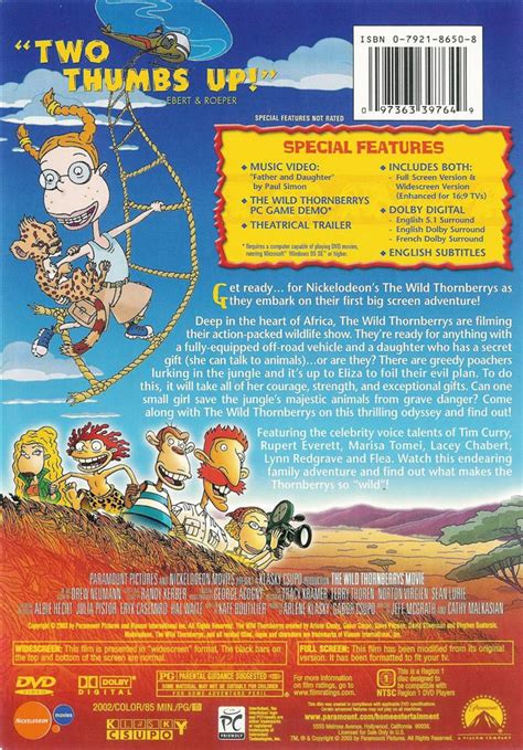 Nickelodeon - The Wild Thornberrys Movie - DVD