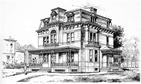 Second Empire Victorian Home Plans - House Design Ideas