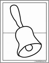Bell Coloring Pages For Kids sketch template
