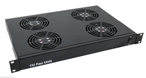 Rack Mount Server Fan Cooling System With 4 Fans 1U 6521458023259 | eBay