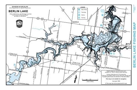 BERLIN LAKE FISHING MAP - U.S. Army