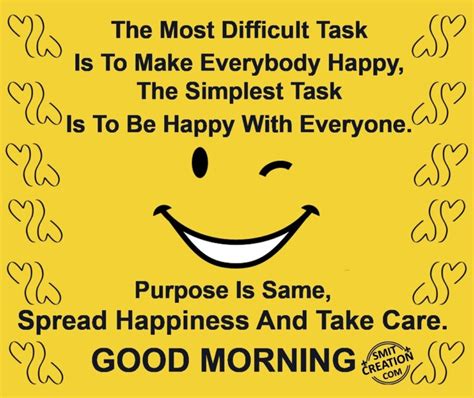 Good Morning Happiness Quotes Images - SmitCreation.com