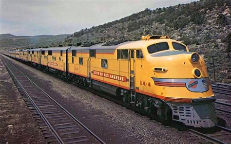 A Union Pacific publicity photo featuring the eastbound "City of Los ...