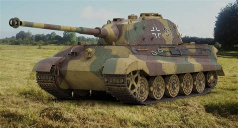 Tiger 2 Panzer 3D-Modell - TurboSquid 1231505