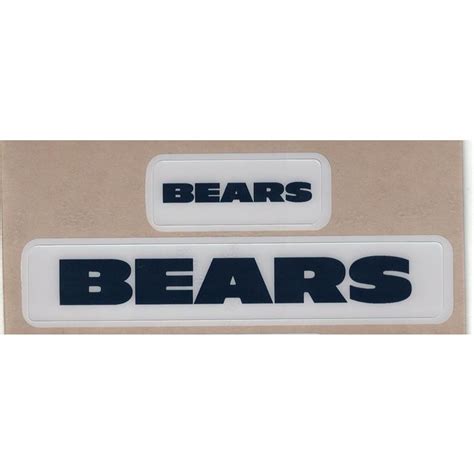 Chicago Bears Helmet Decals - Chicago Bears Alternate Future Helmet ...