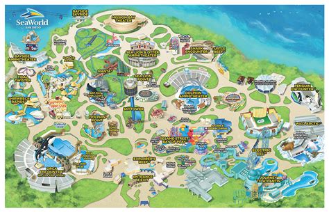 San Diego Sea World Map - World Of Light Map